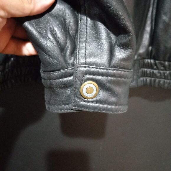 Vintage Leather Jacket The England Nappa Boston Traders - Picture 2 of 14